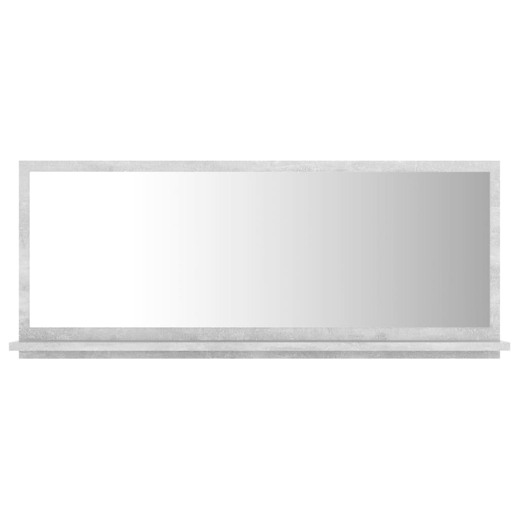 Bathroom Mirror Concrete Grey 90x10.5x37 cm Chipboard- Bathroom Vanity Units - HomeShopIreland - Home Shop Ireland - Bathroom Vanity Units - Bathroom Mirror Concrete Grey 90x10.5x37 cm Chipboard