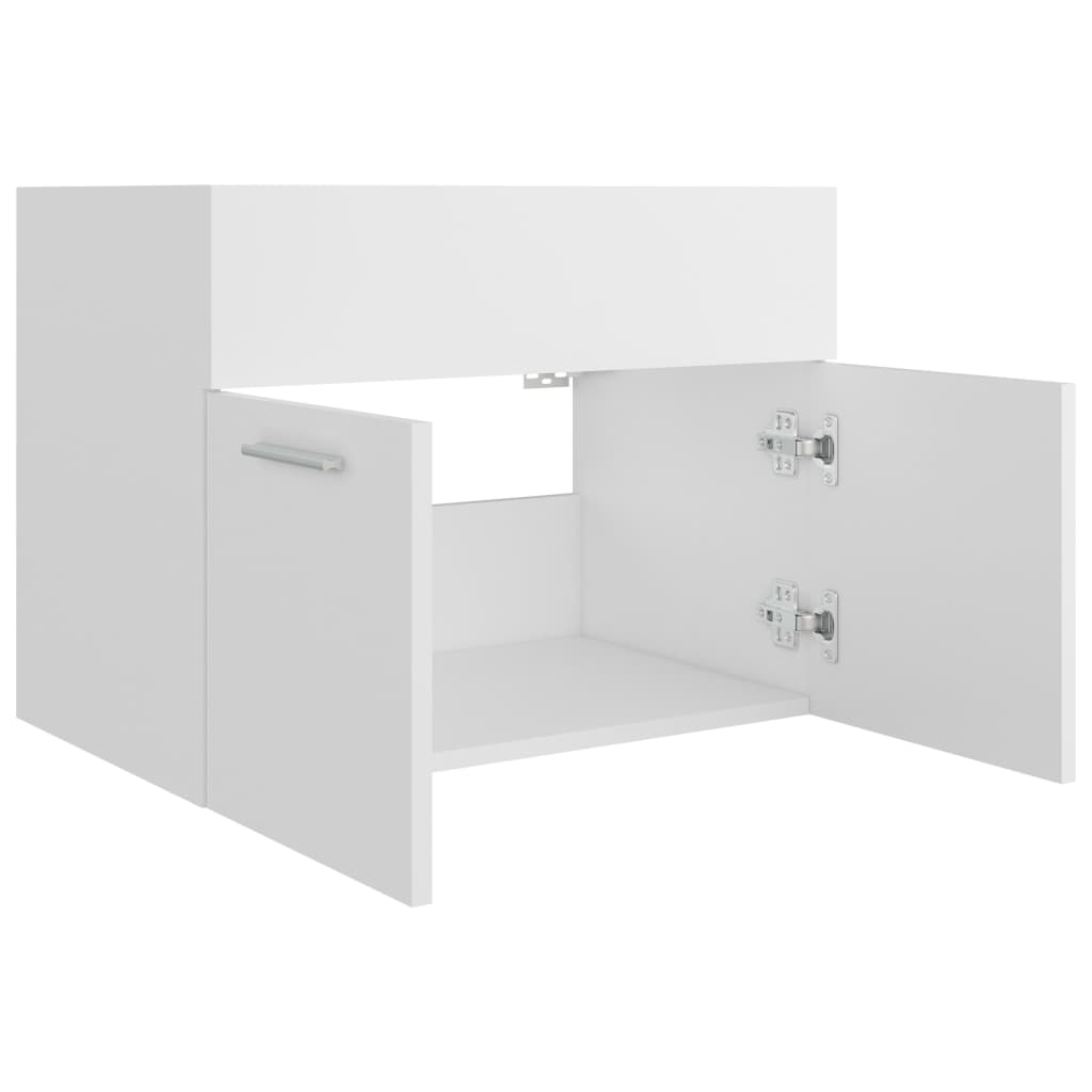 Sink Cabinet White 60x38.5x46 cm Chipboard- Bathroom Furniture Sets - HomeShopIreland - Home Shop Ireland - Bathroom Furniture Sets - Sink Cabinet White 60x38.5x46 cm Chipboard