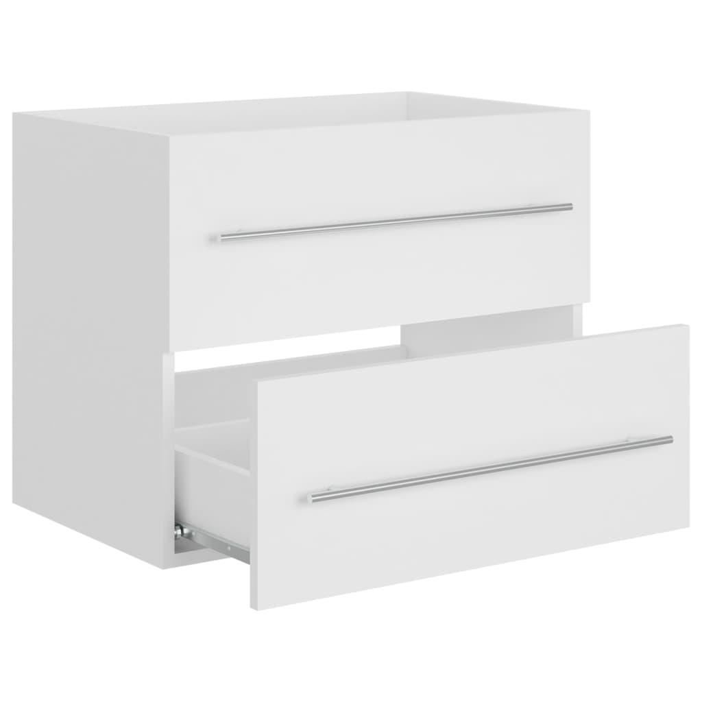 Sink Cabinet White 60x38.5x48 cm Chipboard- Bathroom Furniture Sets - HomeShopIreland - Home Shop Ireland - Bathroom Furniture Sets - Sink Cabinet White 60x38.5x48 cm Chipboard