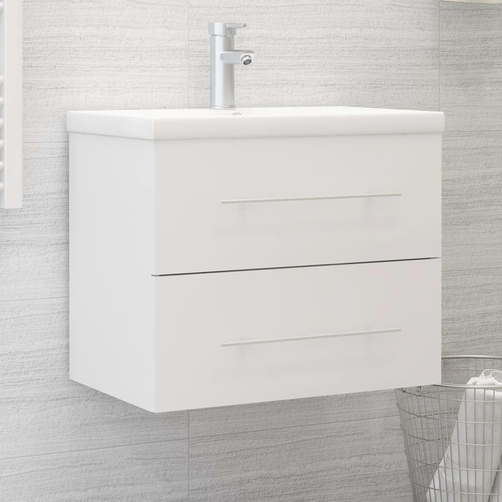Sink Cabinet White 60x38.5x48 cm Chipboard- Bathroom Furniture Sets - HomeShopIreland - Home Shop Ireland - Bathroom Furniture Sets - Sink Cabinet White 60x38.5x48 cm Chipboard