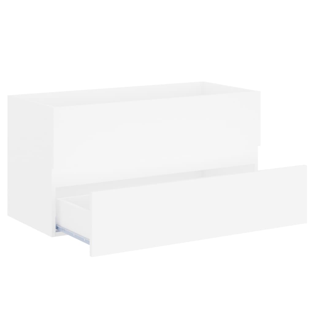 Sink Cabinet White 90x38.5x45 cm Chipboard- Bathroom Furniture Sets - HomeShopIreland - Home Shop Ireland - Bathroom Furniture Sets - Sink Cabinet White 90x38.5x45 cm Chipboard