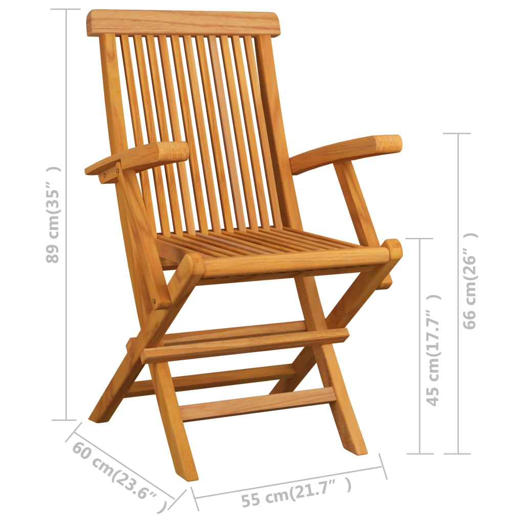 9 Piece Folding Outdoor Dining Set Solid Teak Wood- Outdoor Furniture Sets - HomeShopIreland - Home Shop Ireland - Outdoor Furniture Sets - 9 Piece Folding Outdoor Dining Set Solid Teak Wood