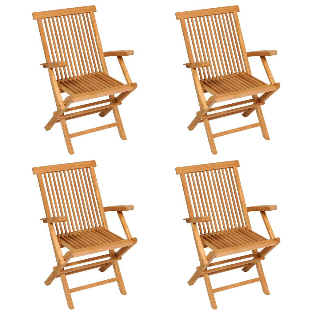 5 Piece Garden Dining Set Solid Teak Wood- Outdoor Furniture Sets - HomeShopIreland - Home Shop Ireland - Outdoor Furniture Sets - 5 Piece Garden Dining Set Solid Teak Wood