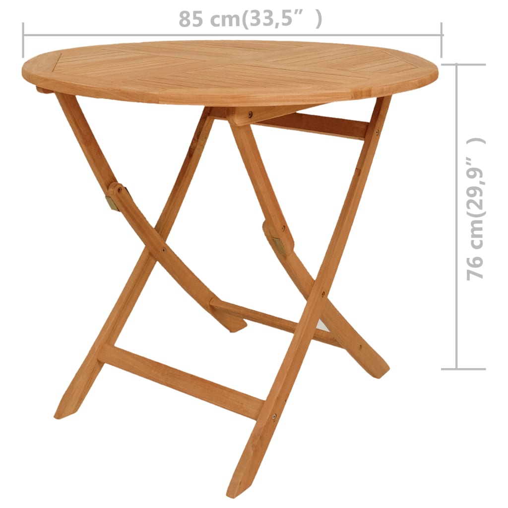 5 Piece Garden Dining Set Solid Teak Wood- Outdoor Furniture Sets - HomeShopIreland - Home Shop Ireland - Outdoor Furniture Sets - 5 Piece Garden Dining Set Solid Teak Wood