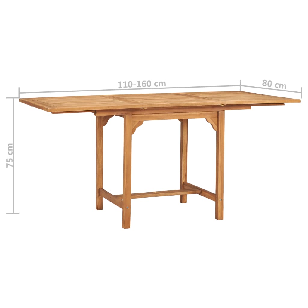 5 Piece Garden Dining Set Solid Teak Wood- Outdoor Furniture Sets - HomeShopIreland - Home Shop Ireland - Outdoor Furniture Sets - 5 Piece Garden Dining Set Solid Teak Wood