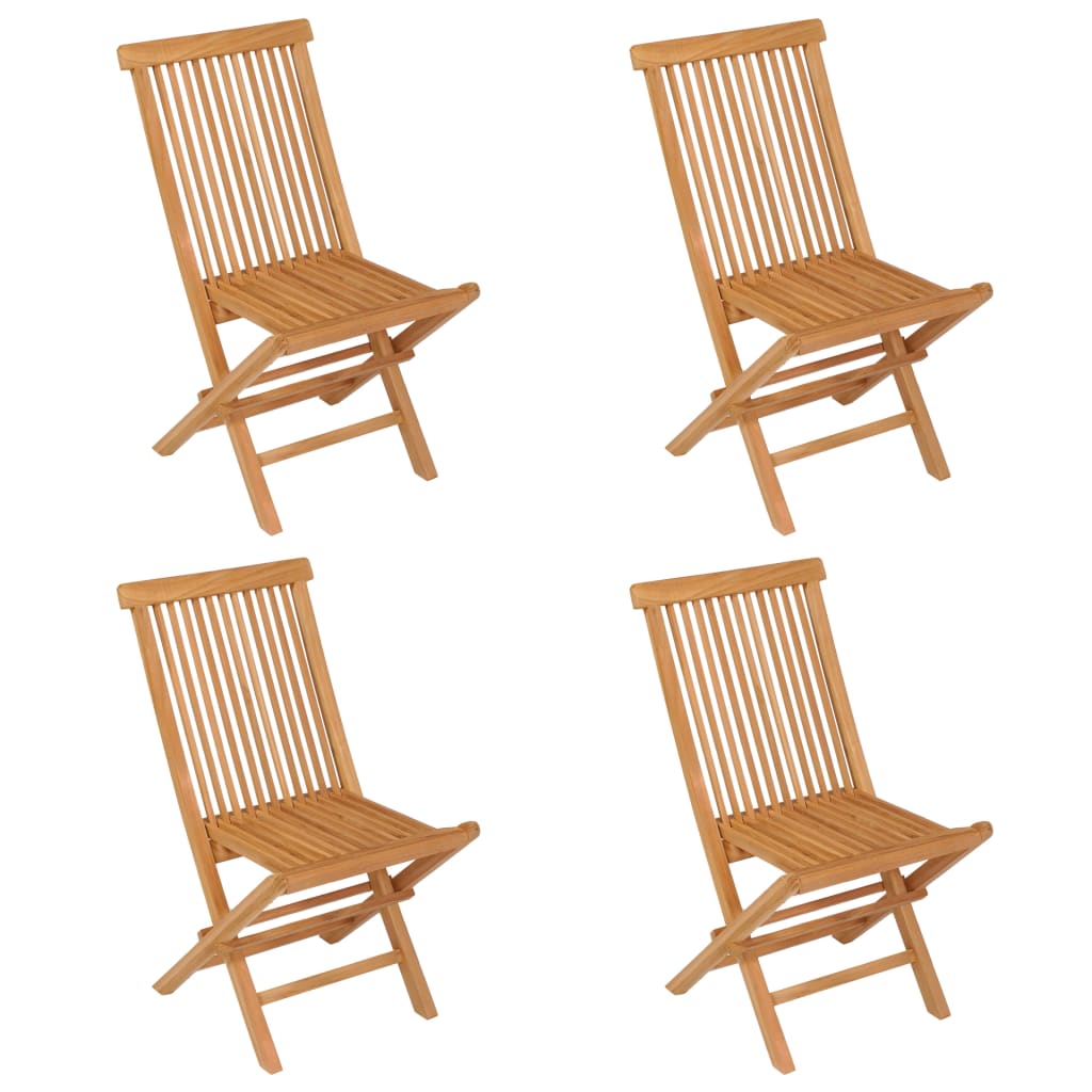5 Piece Garden Dining Set Solid Teak Wood- Outdoor Furniture Sets - HomeShopIreland - Home Shop Ireland - Outdoor Furniture Sets - 5 Piece Garden Dining Set Solid Teak Wood