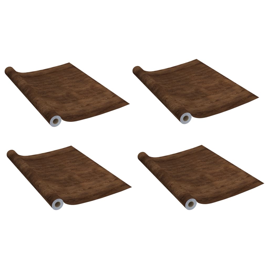 Self-adhesive Door Films 4 pcs Dark Oak 210x90 cm PVC- Window Films - HomeShopIreland - Home Shop Ireland - Window Films - Self-adhesive Door Films 4 pcs Dark Oak 210x90 cm PVC
