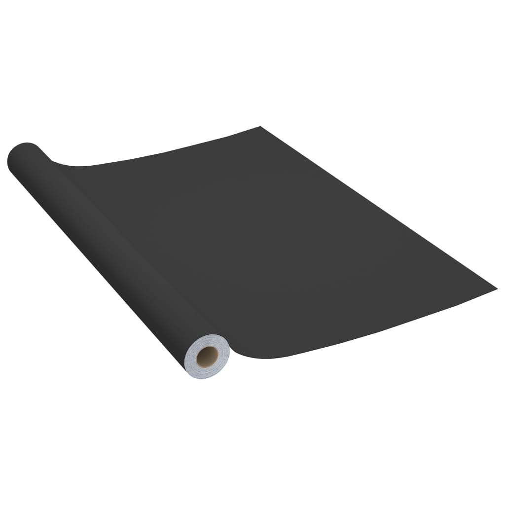 Self-adhesive Furniture Films 2 pcs Black 500x90 cm PVC- Window Films - HomeShopIreland - Home Shop Ireland - Window Films - Self-adhesive Furniture Films 2 pcs Black 500x90 cm PVC