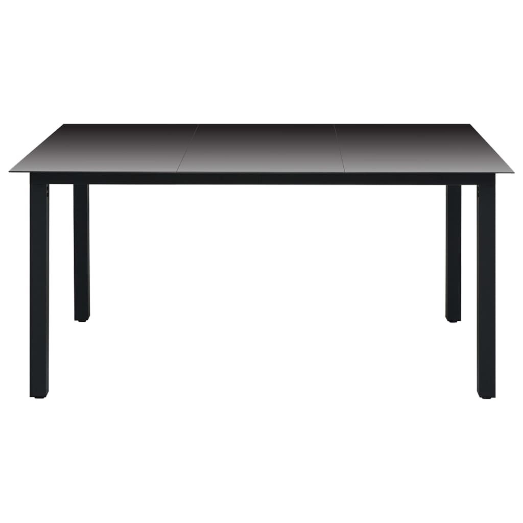7 Piece Garden Dining Set Black- Outdoor Furniture Sets - HomeShopIreland - Home Shop Ireland - Outdoor Furniture Sets - 7 Piece Garden Dining Set Black