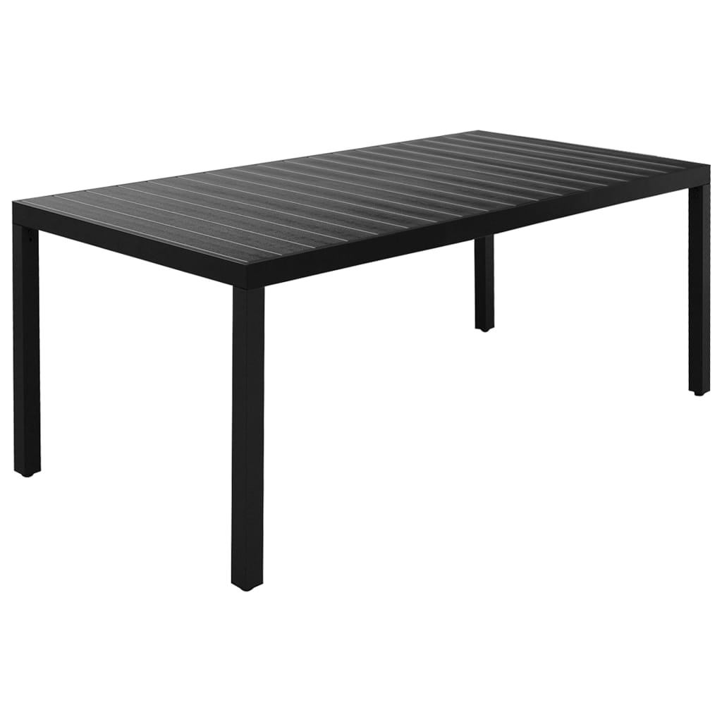 7 Piece Garden Dining Set Black- Outdoor Furniture Sets - HomeShopIreland - Home Shop Ireland - Outdoor Furniture Sets - 7 Piece Garden Dining Set Black