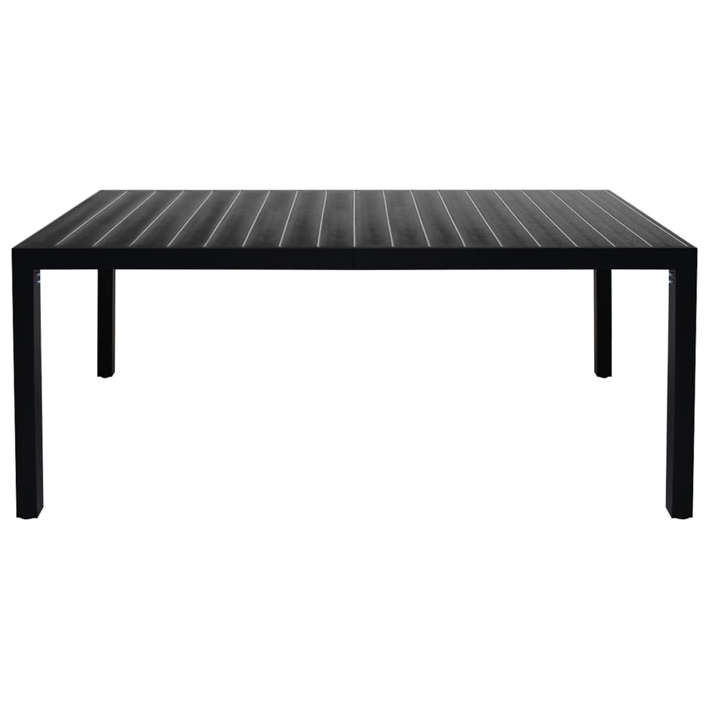 7 Piece Garden Dining Set Black- Outdoor Furniture Sets - HomeShopIreland - Home Shop Ireland - Outdoor Furniture Sets - 7 Piece Garden Dining Set Black