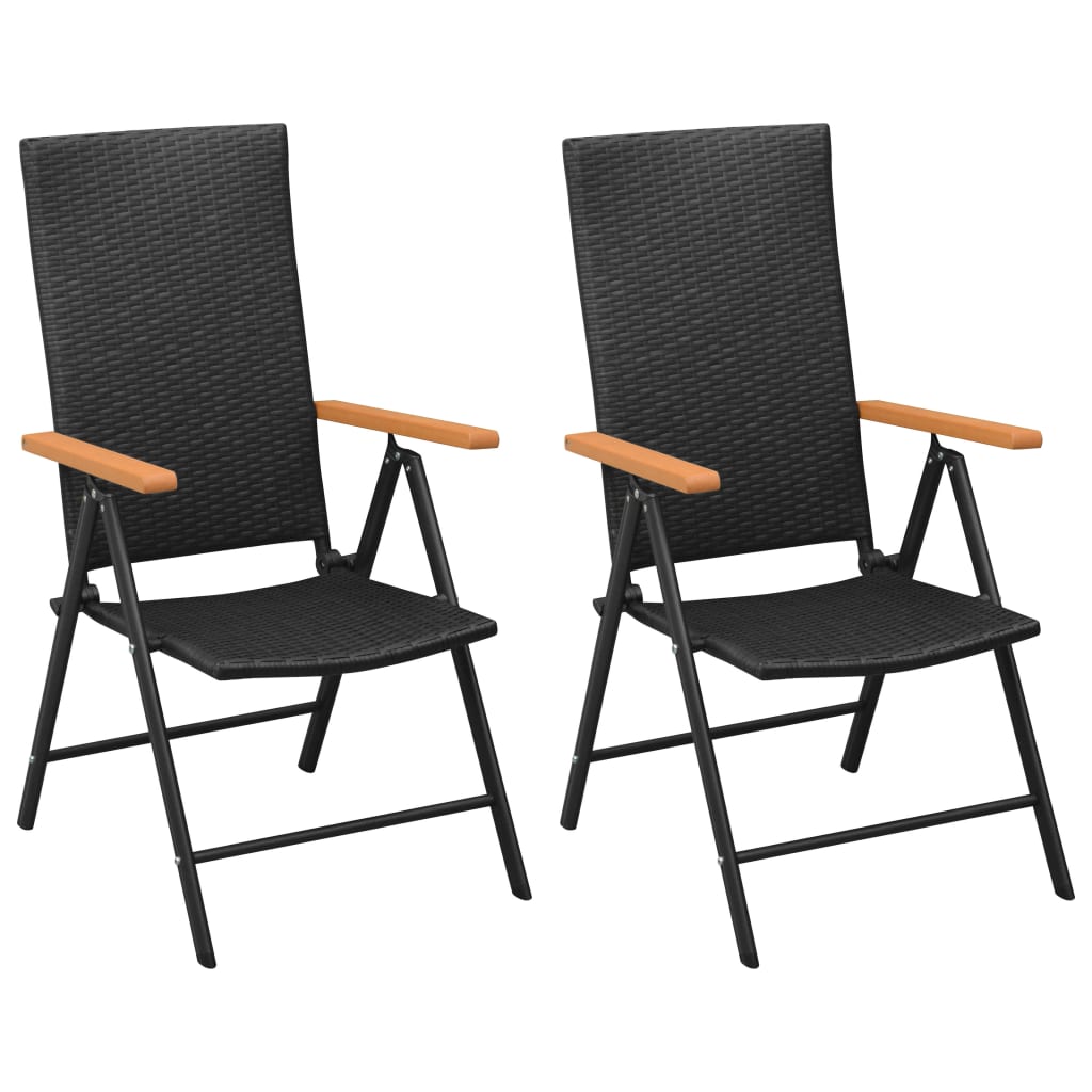 3 Piece Garden Dining Set Black and Brown- Outdoor Furniture Sets - HomeShopIreland - Home Shop Ireland - Outdoor Furniture Sets - 3 Piece Garden Dining Set Black and Brown