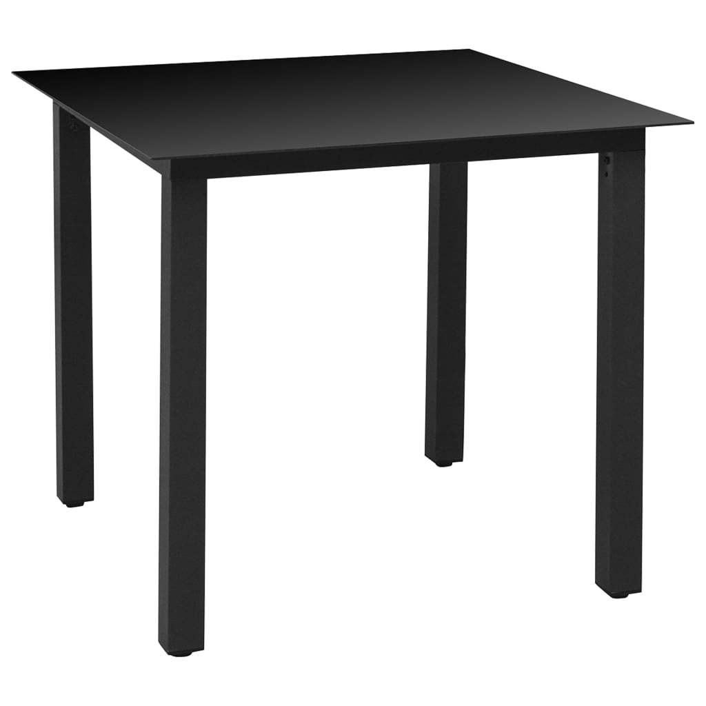 5 Piece Garden Dining Set Black and Brown- Outdoor Furniture Sets - HomeShopIreland - Home Shop Ireland - Outdoor Furniture Sets - 5 Piece Garden Dining Set Black and Brown