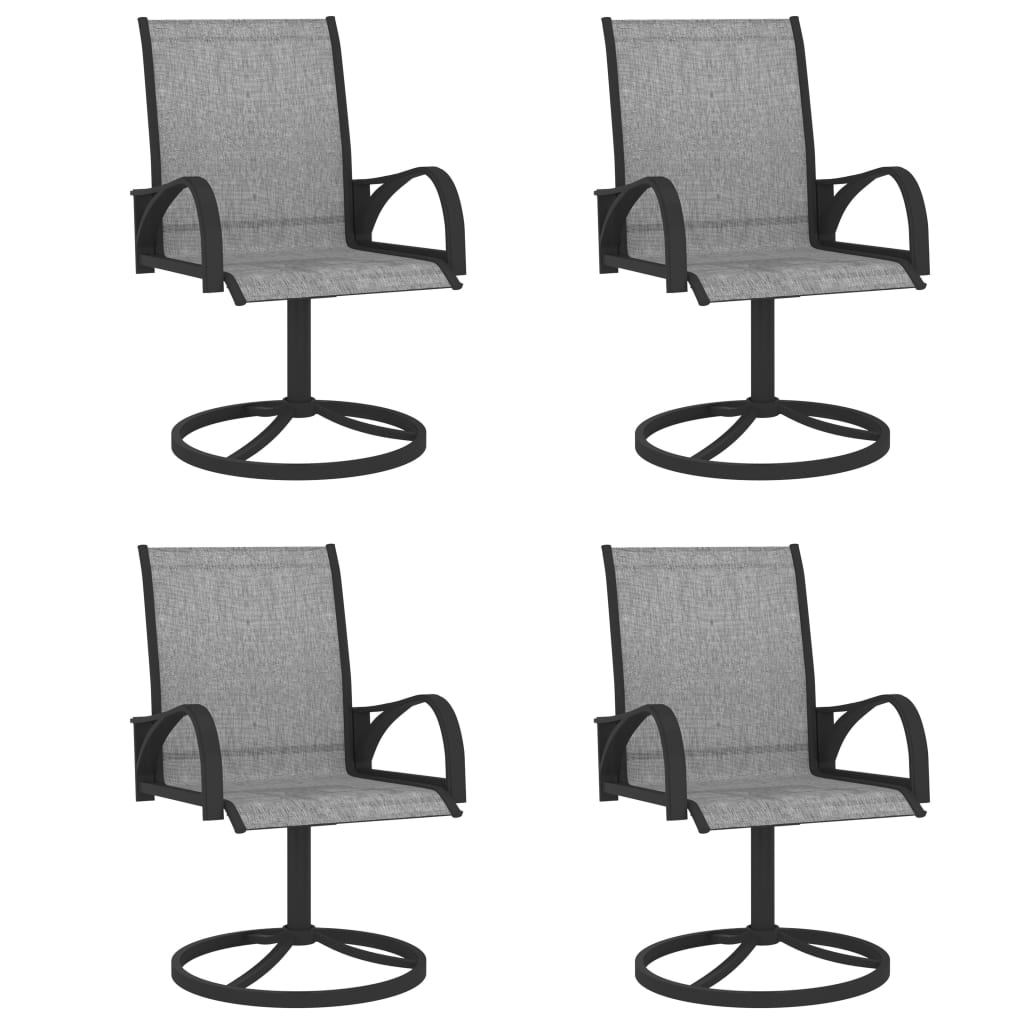 5 Piece Garden Dining Set Textilene and Steel- Outdoor Furniture Sets - HomeShopIreland - Home Shop Ireland - Outdoor Furniture Sets - 5 Piece Garden Dining Set Textilene and Steel