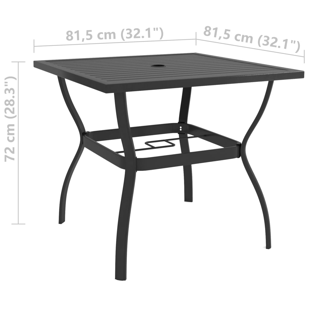 5 Piece Garden Dining Set Textilene and Steel- Outdoor Furniture Sets - HomeShopIreland - Home Shop Ireland - Outdoor Furniture Sets - 5 Piece Garden Dining Set Textilene and Steel