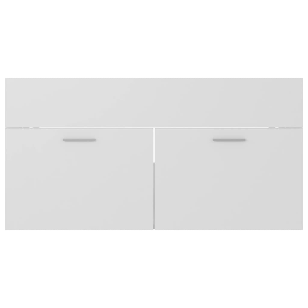 2 Piece Bathroom Furniture Set White Chipboard- Bathroom Furniture Sets - HomeShopIreland - Home Shop Ireland - Bathroom Furniture Sets - 2 Piece Bathroom Furniture Set White Chipboard