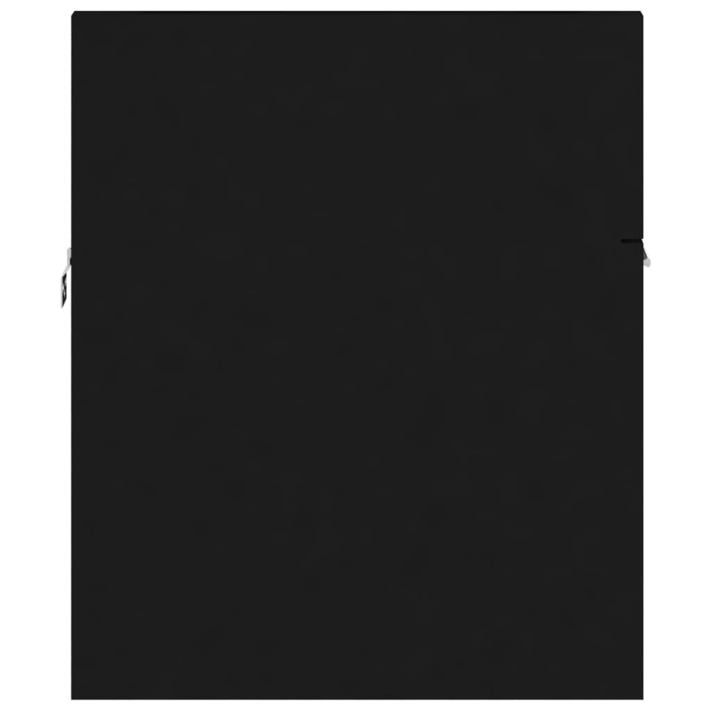 2 Piece Bathroom Furniture Set Black Chipboard- Bathroom Furniture Sets - HomeShopIreland - Home Shop Ireland - Bathroom Furniture Sets - 2 Piece Bathroom Furniture Set Black Chipboard