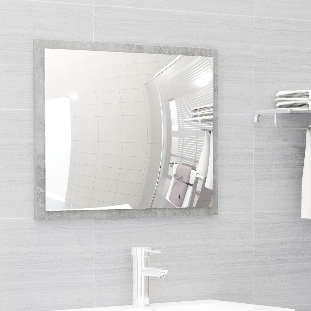 2 Piece Bathroom Furniture Set Concrete Grey Chipboard- Bathroom Furniture Sets - HomeShopIreland - Home Shop Ireland - Bathroom Furniture Sets - 2 Piece Bathroom Furniture Set Concrete Grey Chipboard