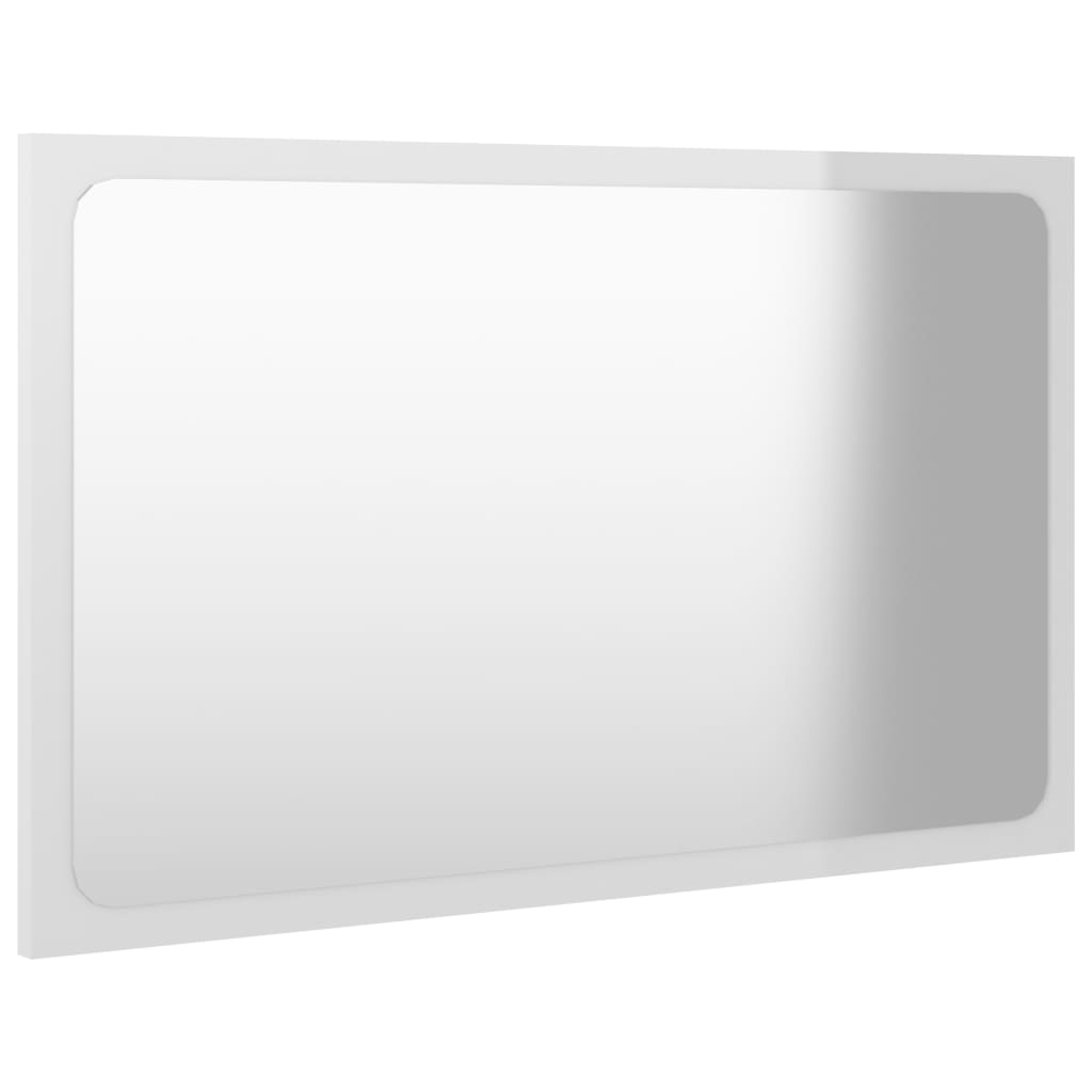 2 Piece Bathroom Furniture Set High Gloss White Chipboard- Bathroom Furniture Sets - HomeShopIreland - Home Shop Ireland - Bathroom Furniture Sets - 2 Piece Bathroom Furniture Set High Gloss White Chipboard