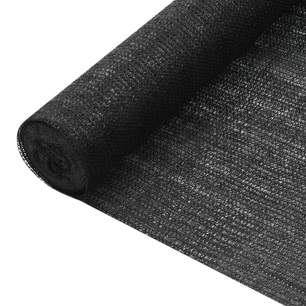 Privacy Net Black 1.2x25 m HDPE 75 g/m²- Outdoor Umbrellas & Sunshades - HomeShopIreland - Home Shop Ireland - Outdoor Umbrellas & Sunshades - Privacy Net Black 1.2x25 m HDPE 75 g/mÂ²