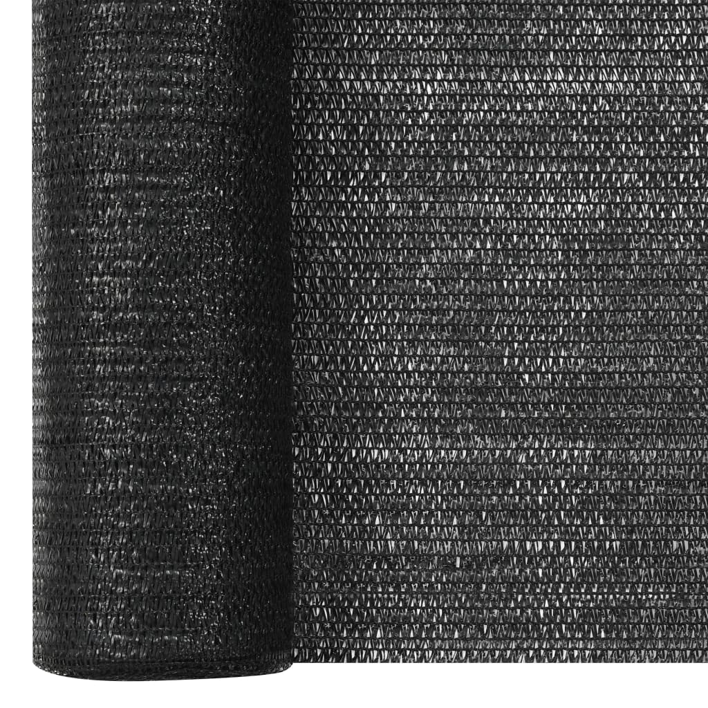 Privacy Net Black 1.2x25 m HDPE 75 g/m²- Outdoor Umbrellas & Sunshades - HomeShopIreland - Home Shop Ireland - Outdoor Umbrellas & Sunshades - Privacy Net Black 1.2x25 m HDPE 75 g/mÂ²