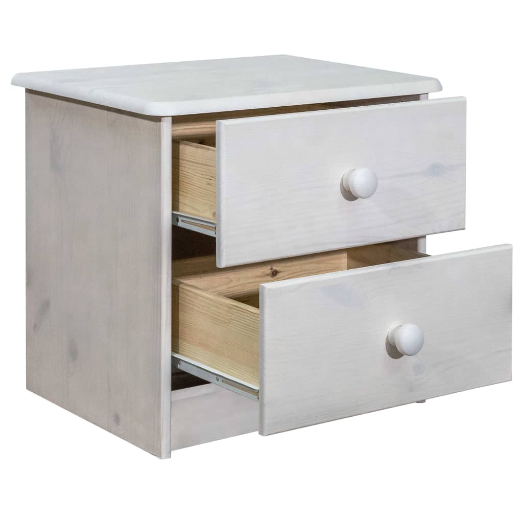 Bedside Cabinet 43x34x40 cm Solid Pine Wood- Bedside Tables - HomeShopIreland - Home Shop Ireland - Bedside Tables - Bedside Cabinet 43x34x40 cm Solid Pine Wood