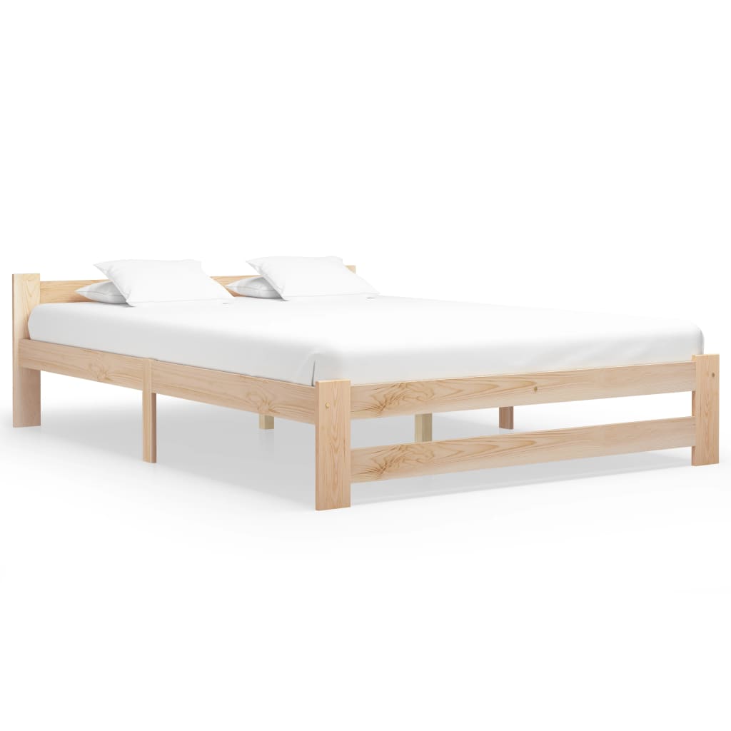 Bed Frame Solid Pine Wood 180x200 cm- Beds & Bed Frames - HomeShopIreland - Home Shop Ireland - Beds & Bed Frames - Bed Frame Solid Pine Wood 180x200 cm