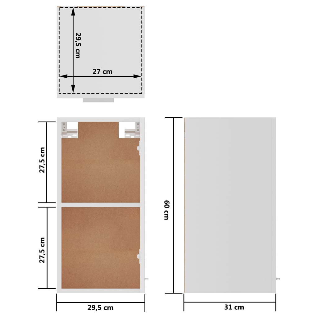 8 Piece Kitchen Cabinet Set White Chipboard- Kitchen Cabinets - HomeShopIreland - Home Shop Ireland - Kitchen Cabinets - 8 Piece Kitchen Cabinet Set White Chipboard