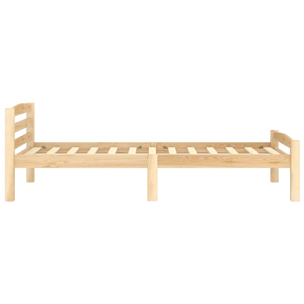 Bed Frame Solid Pinewood 90x200 cm- Beds & Bed Frames - HomeShopIreland - Home Shop Ireland - Beds & Bed Frames - Bed Frame Solid Pinewood 90x200 cm