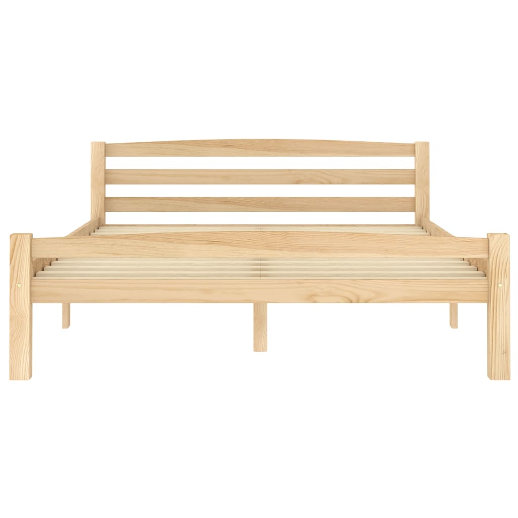 Bed Frame Solid Pinewood 140x200 cm- Beds & Bed Frames - HomeShopIreland - Home Shop Ireland - Beds & Bed Frames - Bed Frame Solid Pinewood 140x200 cm