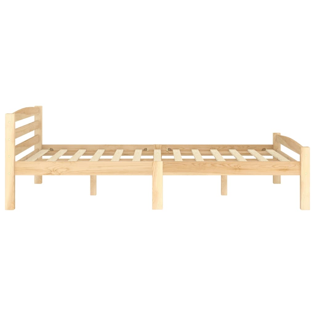 Bed Frame Solid Pinewood 140x200 cm- Beds & Bed Frames - HomeShopIreland - Home Shop Ireland - Beds & Bed Frames - Bed Frame Solid Pinewood 140x200 cm