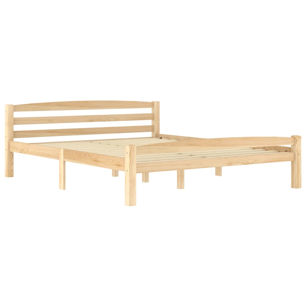 Bed Frame Solid Pinewood 160x200 cm- Beds & Bed Frames - HomeShopIreland - Home Shop Ireland - Beds & Bed Frames - Bed Frame Solid Pinewood 160x200 cm