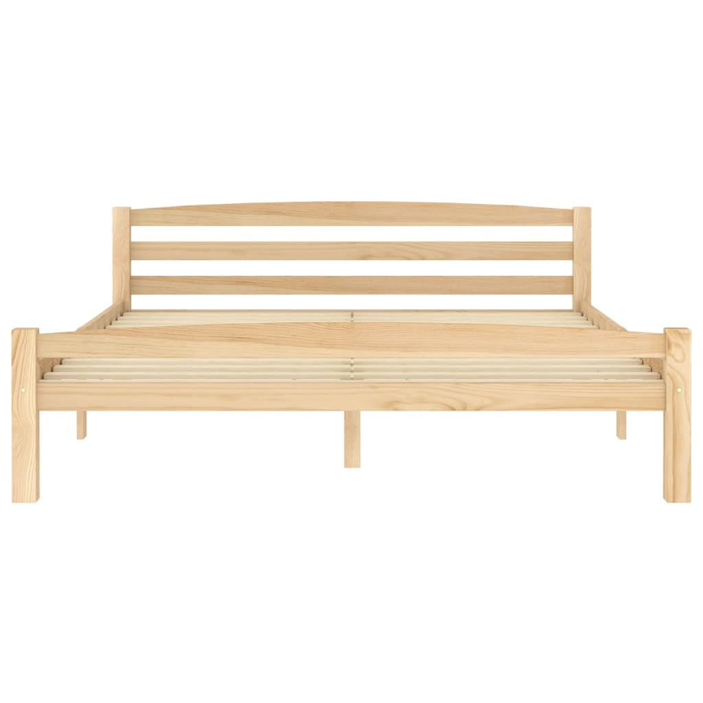 Bed Frame Solid Pinewood 160x200 cm- Beds & Bed Frames - HomeShopIreland - Home Shop Ireland - Beds & Bed Frames - Bed Frame Solid Pinewood 160x200 cm
