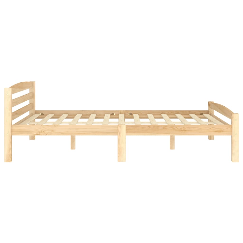 Bed Frame Solid Pinewood 160x200 cm- Beds & Bed Frames - HomeShopIreland - Home Shop Ireland - Beds & Bed Frames - Bed Frame Solid Pinewood 160x200 cm