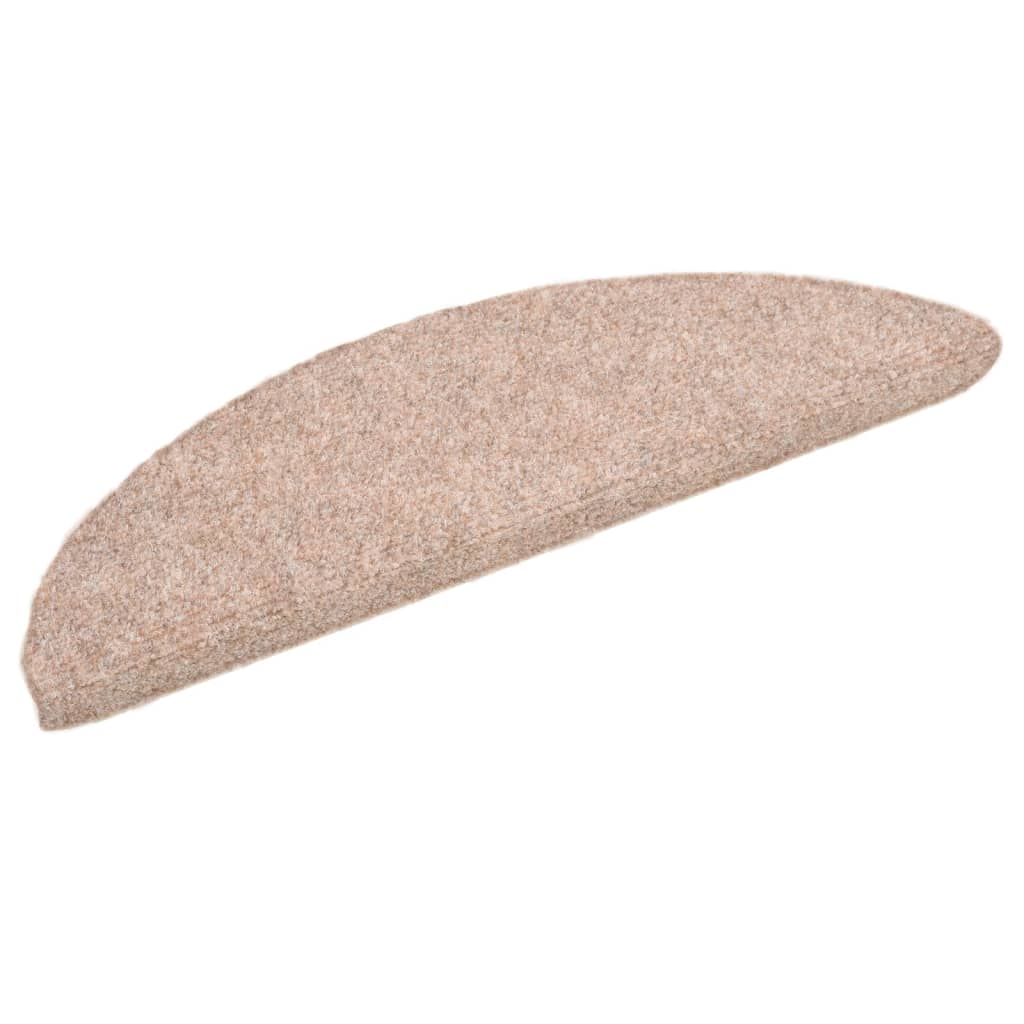 Self-adhesive Stair Mats 5 pcs Brown 54x16x4 cm Needle Punch- Stair Treads - HomeShopIreland - Home Shop Ireland - Stair Treads - Self-adhesive Stair Mats 5 pcs Brown 54x16x4 cm Needle Punch