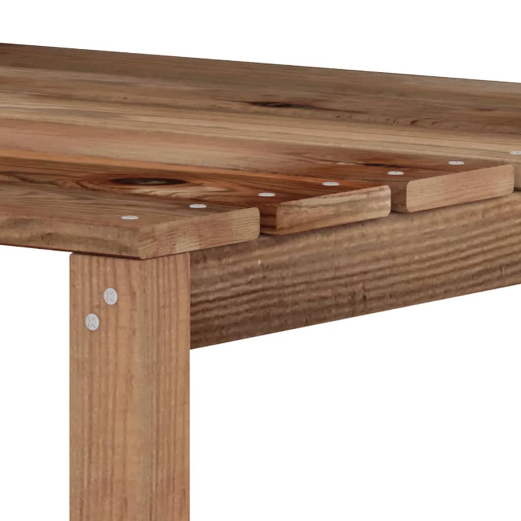 Garden Pallet Corner Sofas 2 pcs Brown Impregnated Pinewood- Outdoor Sectional Sofa Units - HomeShopIreland - Home Shop Ireland - Outdoor Sectional Sofa Units - Garden Pallet Corner Sofas 2 pcs Brown Impregnated Pinewood