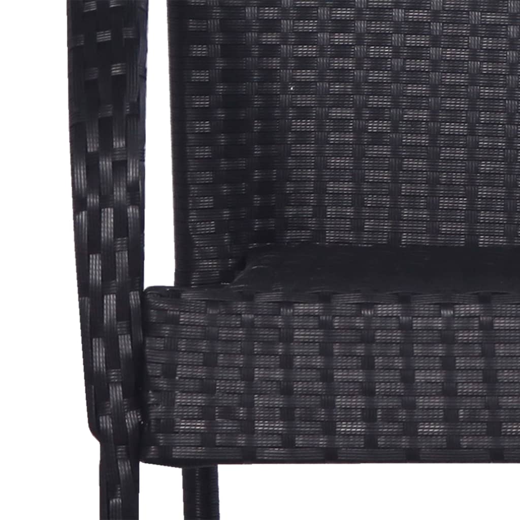 3 Piece Garden Dining Set Black- Outdoor Furniture Sets - HomeShopIreland - Home Shop Ireland - Outdoor Furniture Sets - 3 Piece Garden Dining Set Black