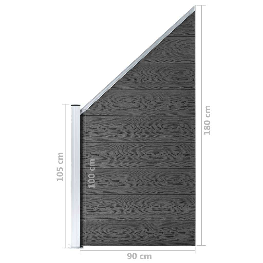 Fence Panel Set WPC 619x- Fence Panels - HomeShopIreland - Home Shop Ireland - Fence Panels - Fence Panel Set WPC 619x
