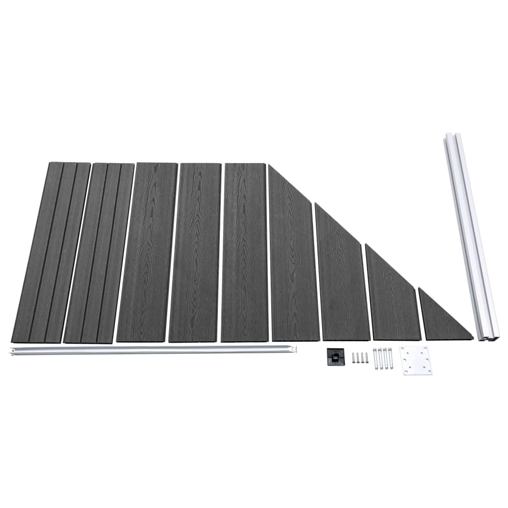Fence Panel Set WPC 619x- Fence Panels - HomeShopIreland - Home Shop Ireland - Fence Panels - Fence Panel Set WPC 619x