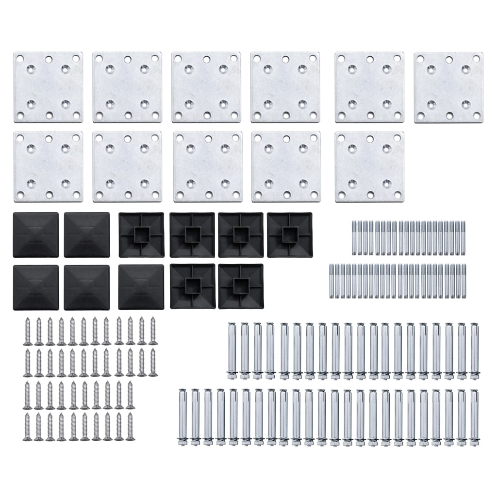 Fence Panel Set WPC 1657x- Fence Panels - HomeShopIreland - Home Shop Ireland - Fence Panels - Fence Panel Set WPC 1657x