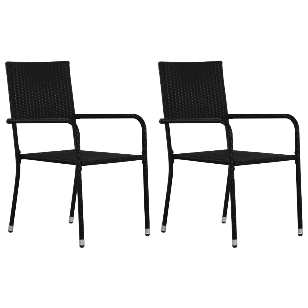 3 Piece Garden Dining Set Black- Outdoor Furniture Sets - HomeShopIreland - Home Shop Ireland - Outdoor Furniture Sets - 3 Piece Garden Dining Set Black