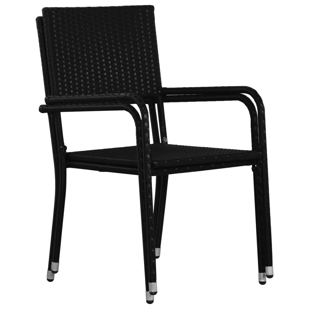 3 Piece Garden Dining Set Black- Outdoor Furniture Sets - HomeShopIreland - Home Shop Ireland - Outdoor Furniture Sets - 3 Piece Garden Dining Set Black