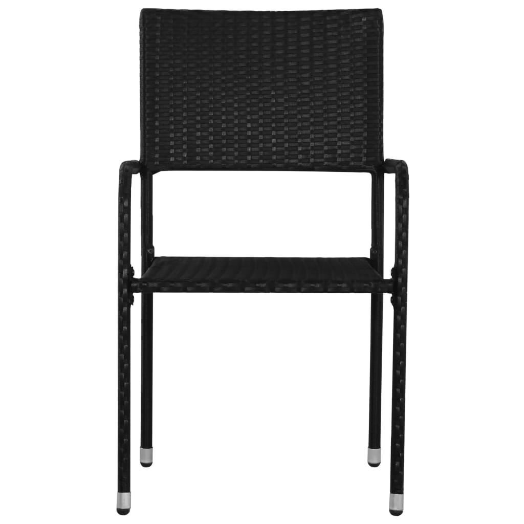 3 Piece Garden Dining Set Black- Outdoor Furniture Sets - HomeShopIreland - Home Shop Ireland - Outdoor Furniture Sets - 3 Piece Garden Dining Set Black