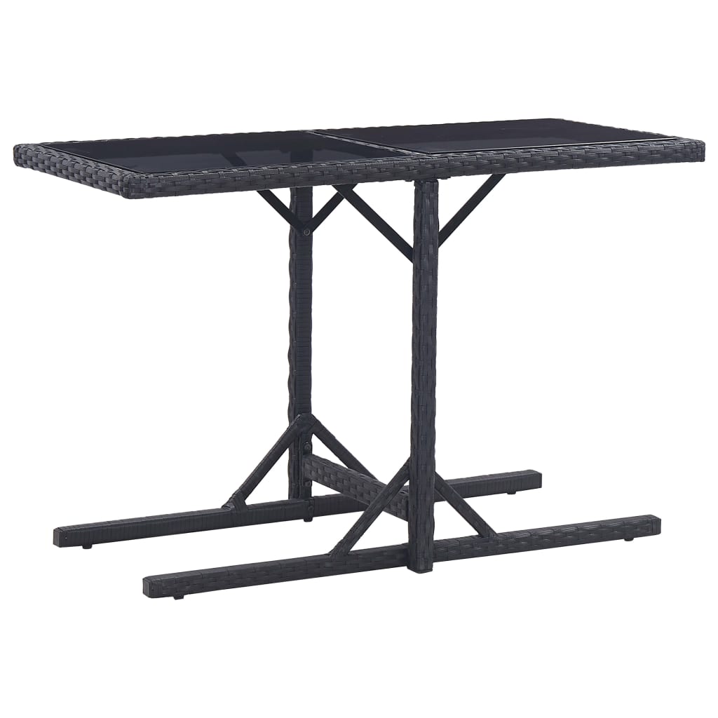 3 Piece Garden Dining Set Black- Outdoor Furniture Sets - HomeShopIreland - Home Shop Ireland - Outdoor Furniture Sets - 3 Piece Garden Dining Set Black