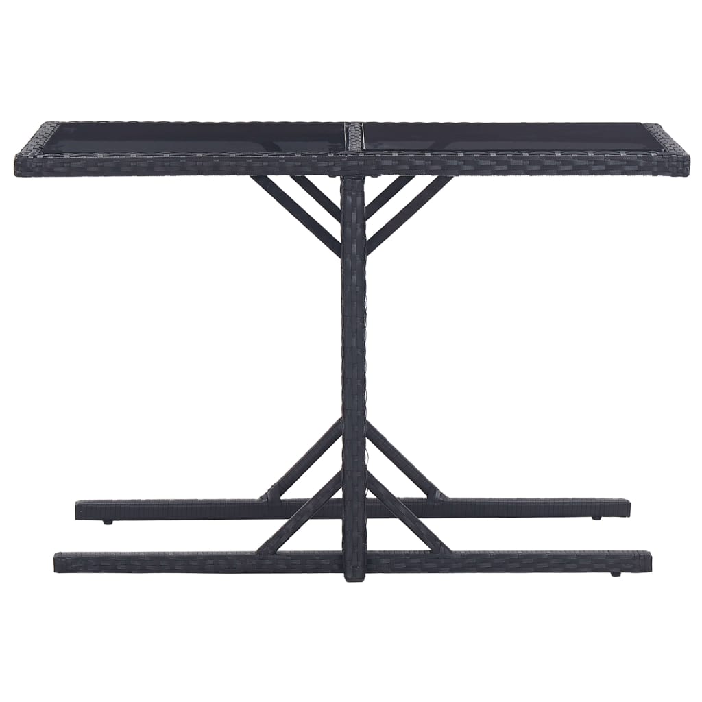 3 Piece Garden Dining Set Black- Outdoor Furniture Sets - HomeShopIreland - Home Shop Ireland - Outdoor Furniture Sets - 3 Piece Garden Dining Set Black