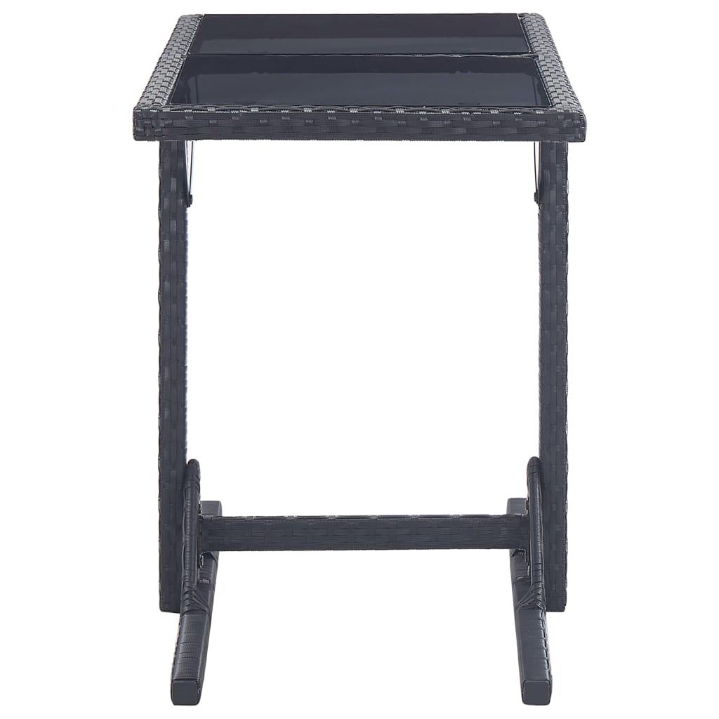 3 Piece Garden Dining Set Black- Outdoor Furniture Sets - HomeShopIreland - Home Shop Ireland - Outdoor Furniture Sets - 3 Piece Garden Dining Set Black