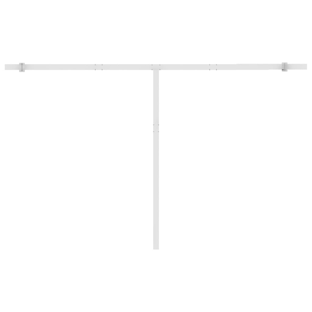 Freestanding Manual Retractable Awning 450x300 cm Blue/White- Window & Door Awnings - HomeShopIreland - Home Shop Ireland - Window & Door Awnings - Freestanding Manual Retractable Awning 450x300 cm Blue/White