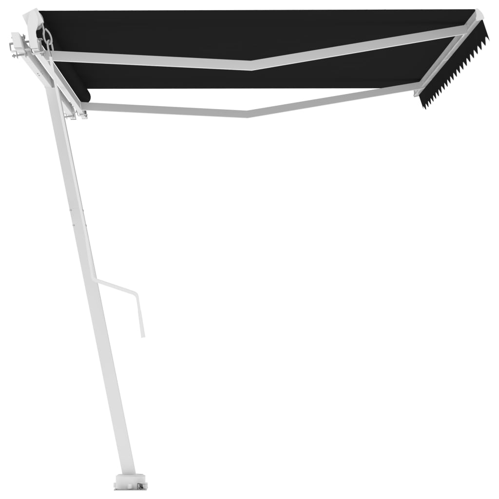 Freestanding Manual Retractable Awning 400x350 cm Anthracite- Window & Door Awnings - HomeShopIreland - Home Shop Ireland - Window & Door Awnings - Freestanding Manual Retractable Awning 400x350 cm Anthracite