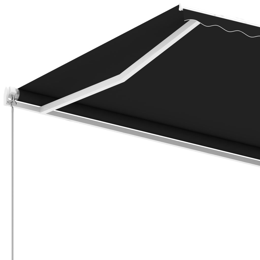 Freestanding Manual Retractable Awning 400x350 cm Anthracite- Window & Door Awnings - HomeShopIreland - Home Shop Ireland - Window & Door Awnings - Freestanding Manual Retractable Awning 400x350 cm Anthracite