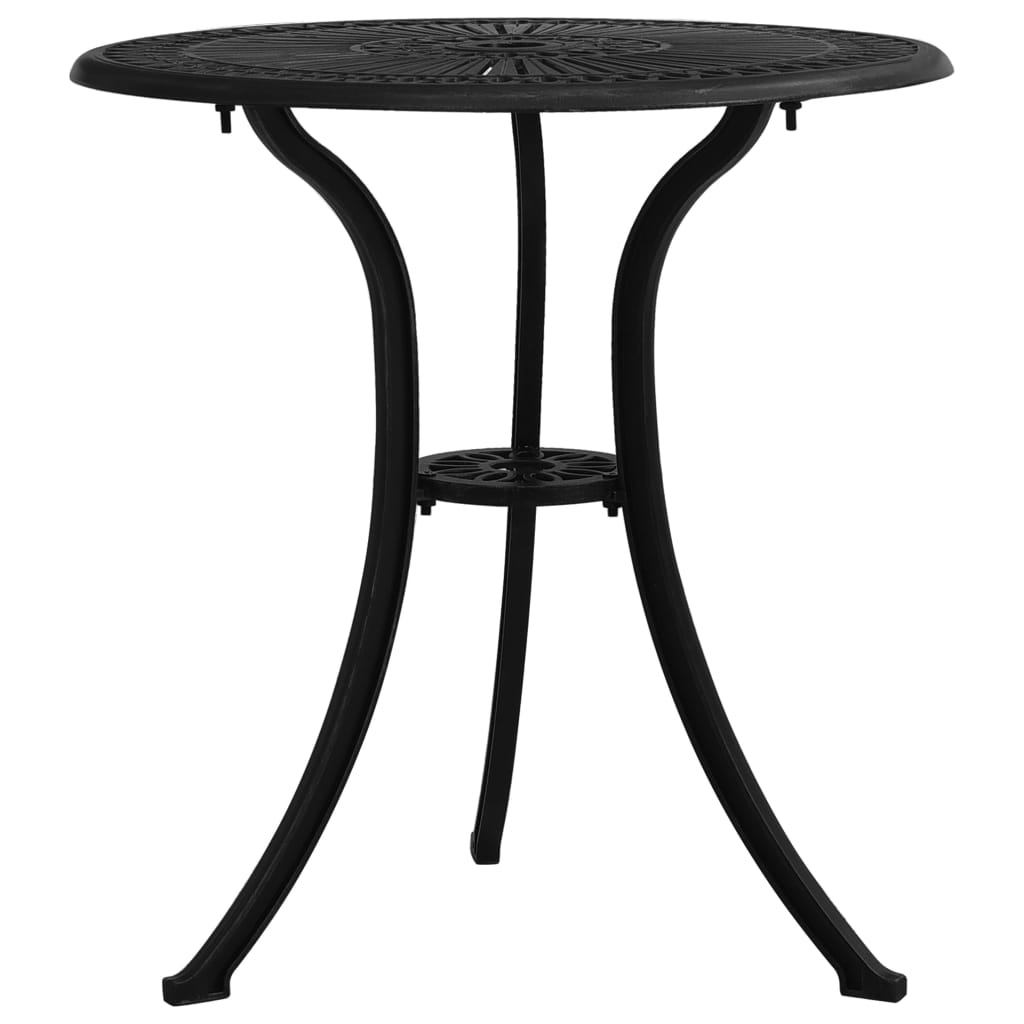 3 Piece Bistro Set Cast Aluminium Black- Outdoor Furniture Sets - HomeShopIreland - Home Shop Ireland - Outdoor Furniture Sets - 3 Piece Bistro Set Cast Aluminium Black
